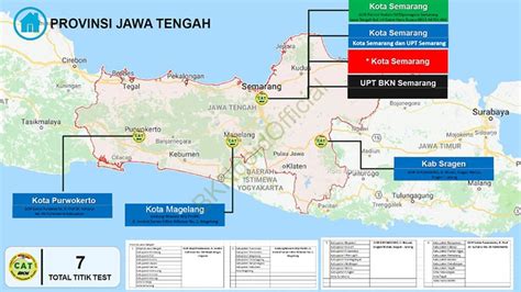 Bkn Daftar Lengkap Titik Lokasi Tes Skd Cat Cpns Pulau Jawa