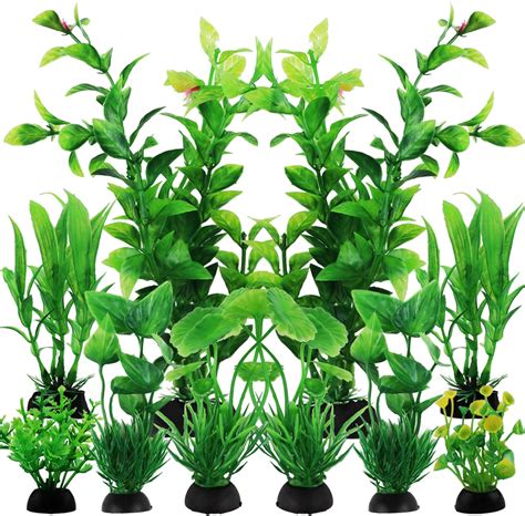 Fish Tank Accessories Aquarium Decorations Green Plants Quozuo Pcs