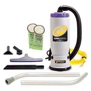 ProTeam Super CoachVac 10 Quart Commercial Backpack Vacuum Cleaner With