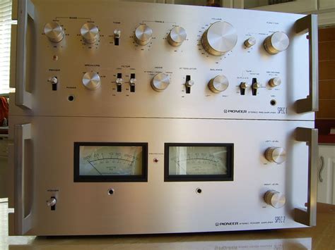 Pioneer Spec 1 Pre Amplifier And Spec 2 Power Amplifier Pioneer Audio