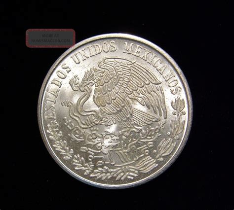 Mexico 1978 100 Pesos Coin Silver Bu Jose Morelos