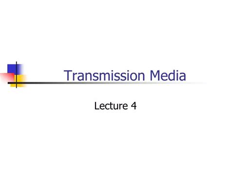 Ppt Transmission Media Powerpoint Presentation Free Download Id1638957