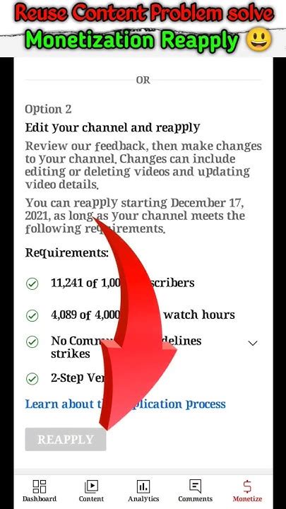 How To Solve Re Use Content Problemhow To Reapply Youtube Channel