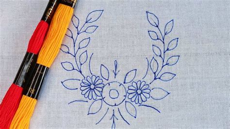 All Over Design Allover Embroidery Rose Flower Basic Stitches