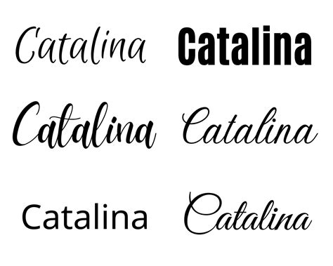 Catalina Svg , Catalina Baby Name Svg, Catalina Wedding Name Svg - Etsy