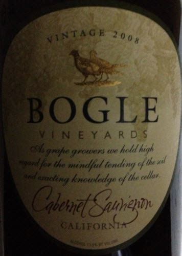 Bogle Vineyards Cabernet Sauvignon Usa California Cellartracker