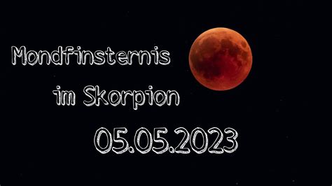 Mondfinsternis Im Skorpion Mehr Von Dem Was Dich Gl Cklich Macht