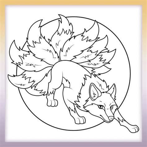 Naruto Nine Tailed Fox Coloring Pages