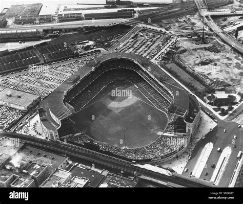 Baseball Game Aerial View Black And White Stock Photos Images Alamy