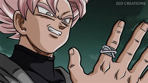 Goku Black Super Saiyan Rose Time Ring By Zed Creations On Deviantart