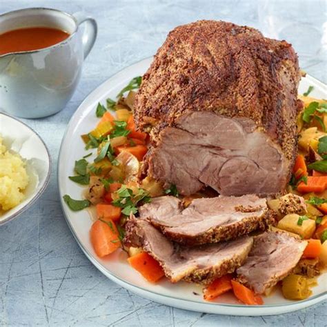 Senf Schweinebraten Rezept F R G Ste Essen Und Trinken