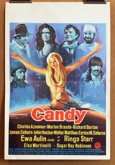 CANDY AFFICHE FILM française 1968 C Marquand Ewa Aulin R Burton M