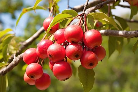 Camu Camu Fruit On The Tree Stock Illustration Illustration Of