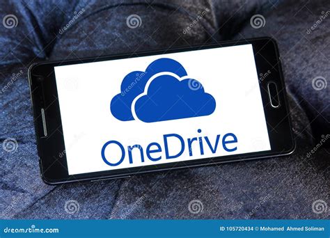 OneDrive logo editorial stock image. Image of devices - 105720434