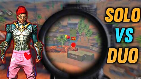 Solo VS Duo OVER POWER GAMEPLAY Garena Free Fire YouTube