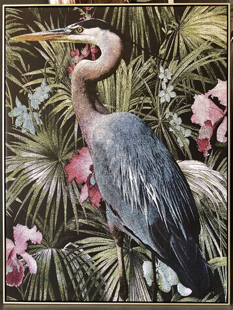 Heron canvas print