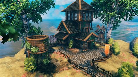 Small Medieval Plains House Valheim Build