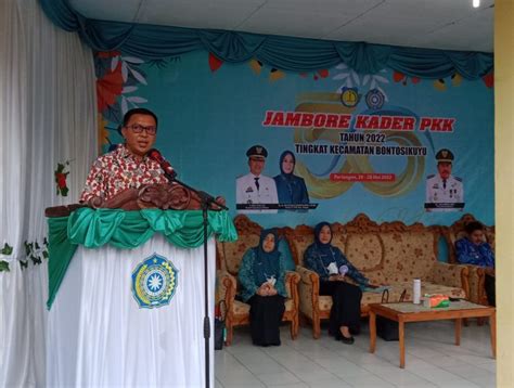 Bupati Basli Ali Buka Jambore Kader PKK Tahun 2022 Tingkat Kecamatan