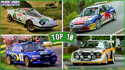 TOP 10 VOITURES DE RALLYE YouTube