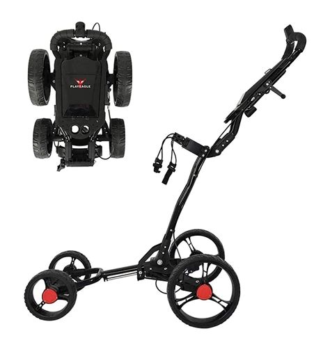 Buy Golf Push Cart Golf Push Cart4 Wheelfoldable Golf Cart Easy Push