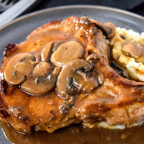 Mushroom Pork Chops Cook2eatwell