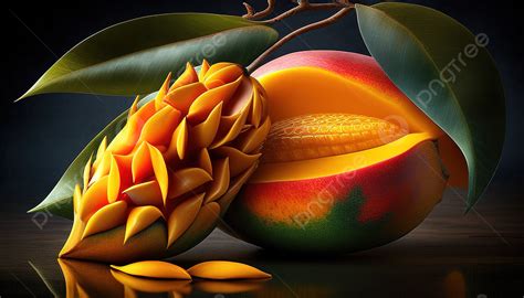 Mangos Background Ripe Mango By Juul Digital Art Mango Fruit Picture