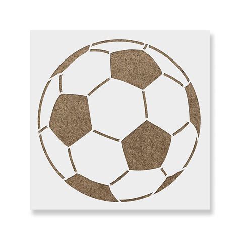 Printable Football Stencil Printable Word Searches/soccer Ball Stencil