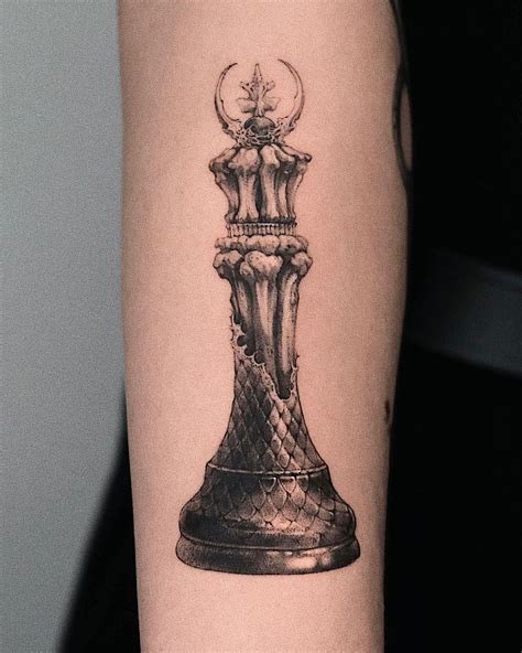 Chess Tattoos Designs Pieces Of King Queen Board Artofit