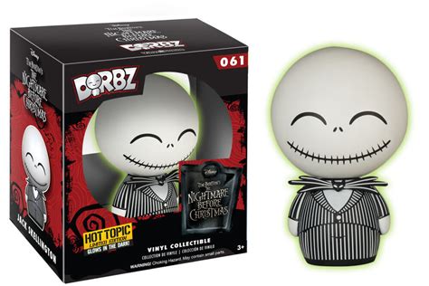 Funko Dorbz Disney Jack Skellington Glow Hot Topic Exclusive