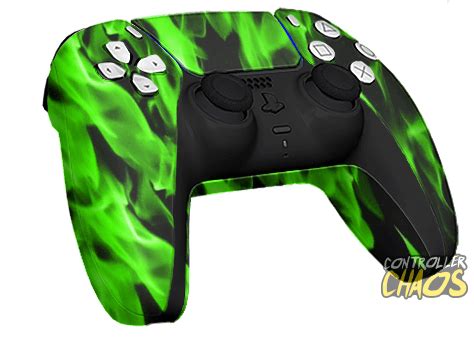 Green Inferno- PS5 - Custom Controllers - Controller Chaos