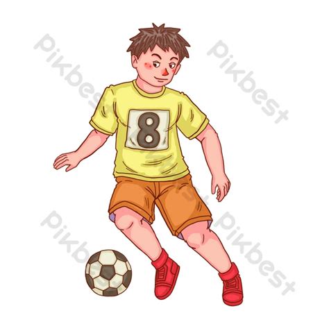 Cartoon Match Youth Characters Football Match PNG Images | PSD Free Download - Pikbest