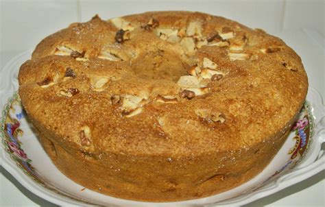 Bolo De Ma Canela E Nozes F Cil De Fazer Fica Delicioso E Muito