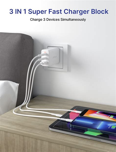 Snapklik JSAUX USB C Wall Charger 40W Fast Charging IPhone