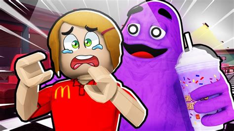 Roblox Can I Escape Grimace Obby Youtube