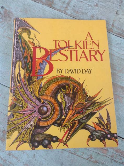 A Tolkien Bestiary By David Day Full Of Illustrations Rare Etsy