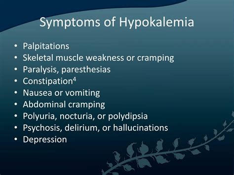 Ppt Hypokalemia Powerpoint Presentation Free Download Id654194