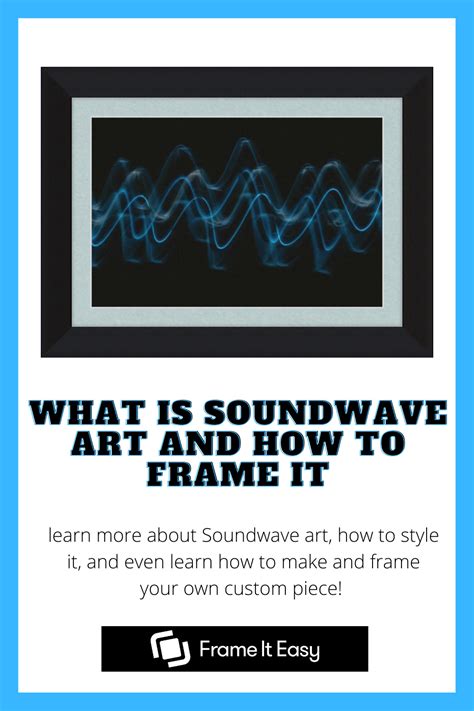 What Is Soundwave Art And How To Frame It