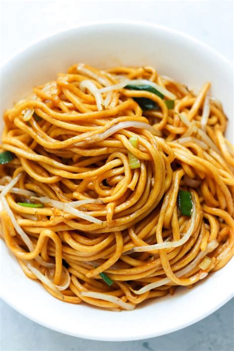 Plain Chow Mein Chinese Noodles My Morning Mocha