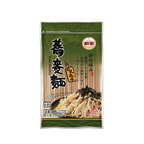 【新宏】蕎麥麵500g 全聯線上購 隔日達平台