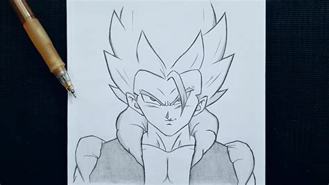 How To Draw Gogeta Dragon Ball Gogeta Step By Step Easy