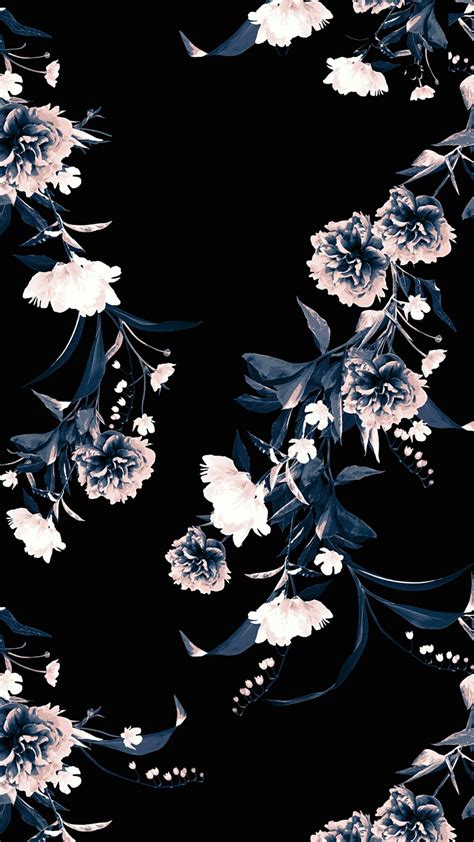 Black Floral Wallpapers on WallpaperDog