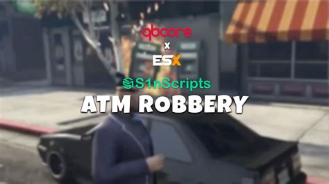 [esx Qbcore] Atm Robbery C4 Explosion Drilling Animation