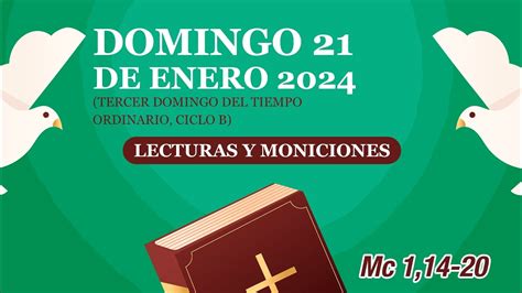 Lecturas Y Moniciones Domingo De Enero Iii Domingo Del Tiempo