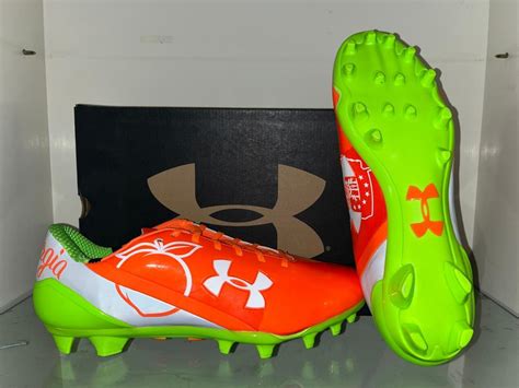 Under Armour Mens Spotlight Football Cleats Georgia Limited Edition Size 135 Ebay