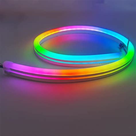 Led Neon Flex 164ft5m Warm White Neon Light Strip12v Flexible Waterproof Neon