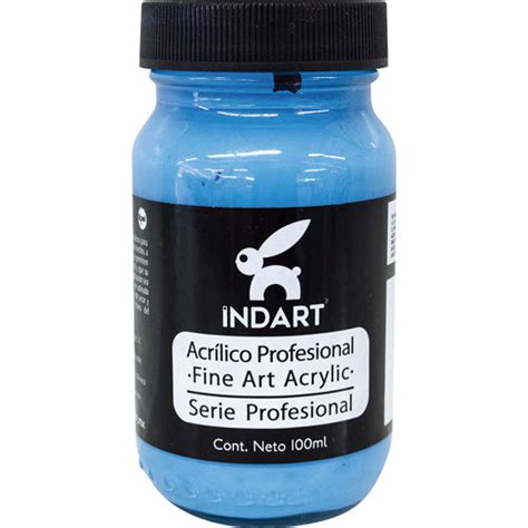 Pintura Acr Lica Profesional Azul Ceruleo Papeler A Lumen