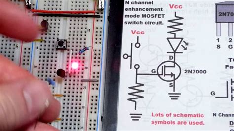 Quick N N Channel Enhancement Mode Mosfet Switch Circuit By