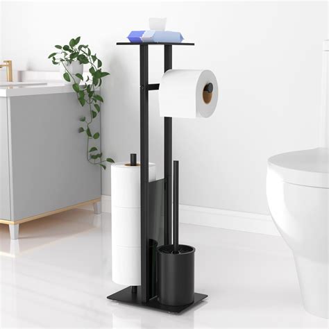 Toilet Roll Holder With Toilet Brush Toilet Roll Holder Free Standing