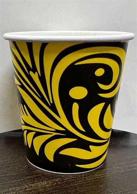 Yellow Ml Spectra Pattern Paper Tea Cup At Rs Pack In New Delhi