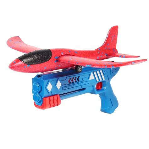 Foam Airplane Gun Launcher Booster Flying Catapult Kids Toy | Shop ...